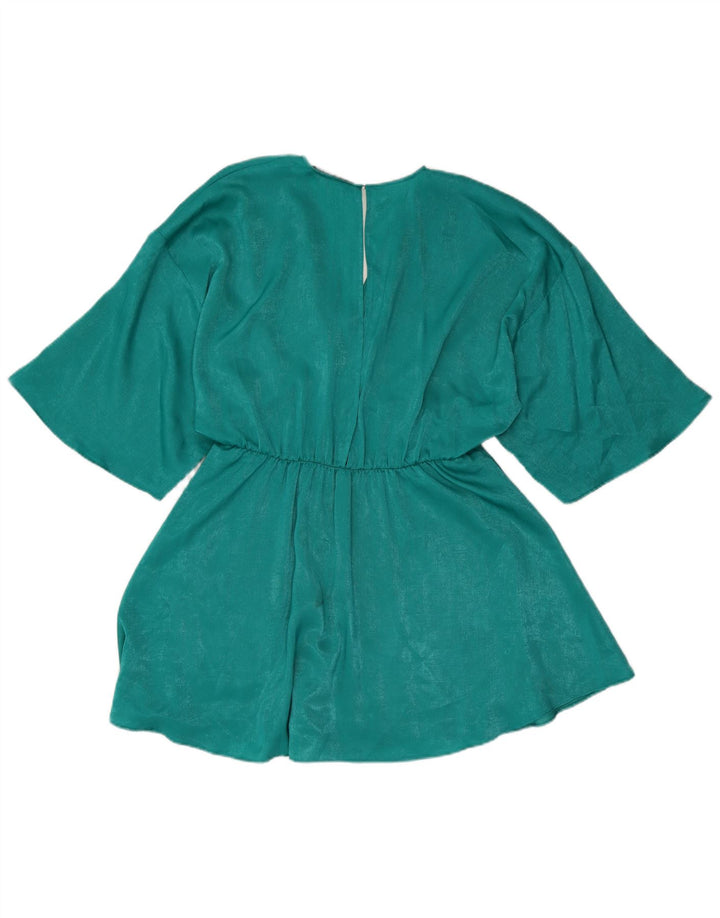 ZARA Womens Batwing Tunic Dress UK 14 Medium Blue Polyester