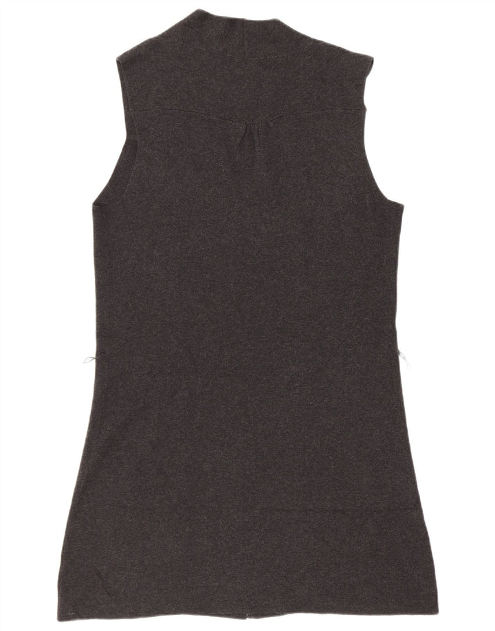Marks & Spencer Damski sweter bez rękawów, UK 12, średni szary