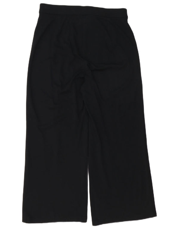 Marks & Spencer Damskie spodnie codzienne z wysokim stanem UK 14, duże, W32 L26, czarne