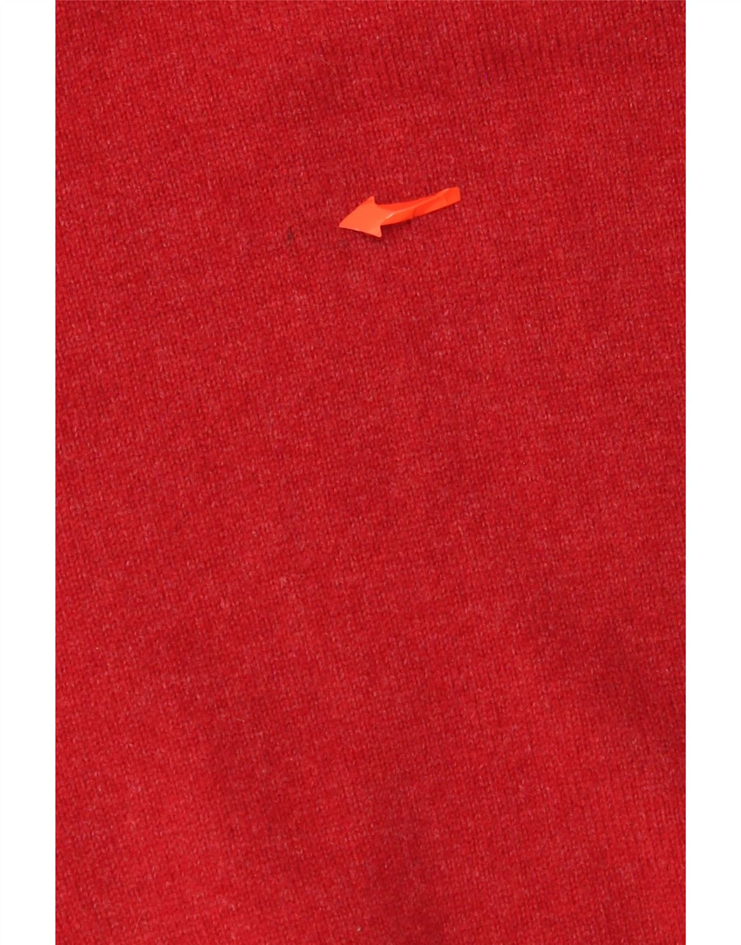 Męski sweter Lyle & Scott Heritage z dekoltem w kształcie litery V, duży, czerwony
