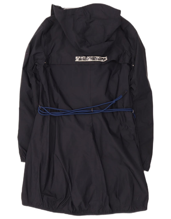 Damski płaszcz przeciwdeszczowy z kapturem Helly Hansen UK 16, duży, czarny poliester