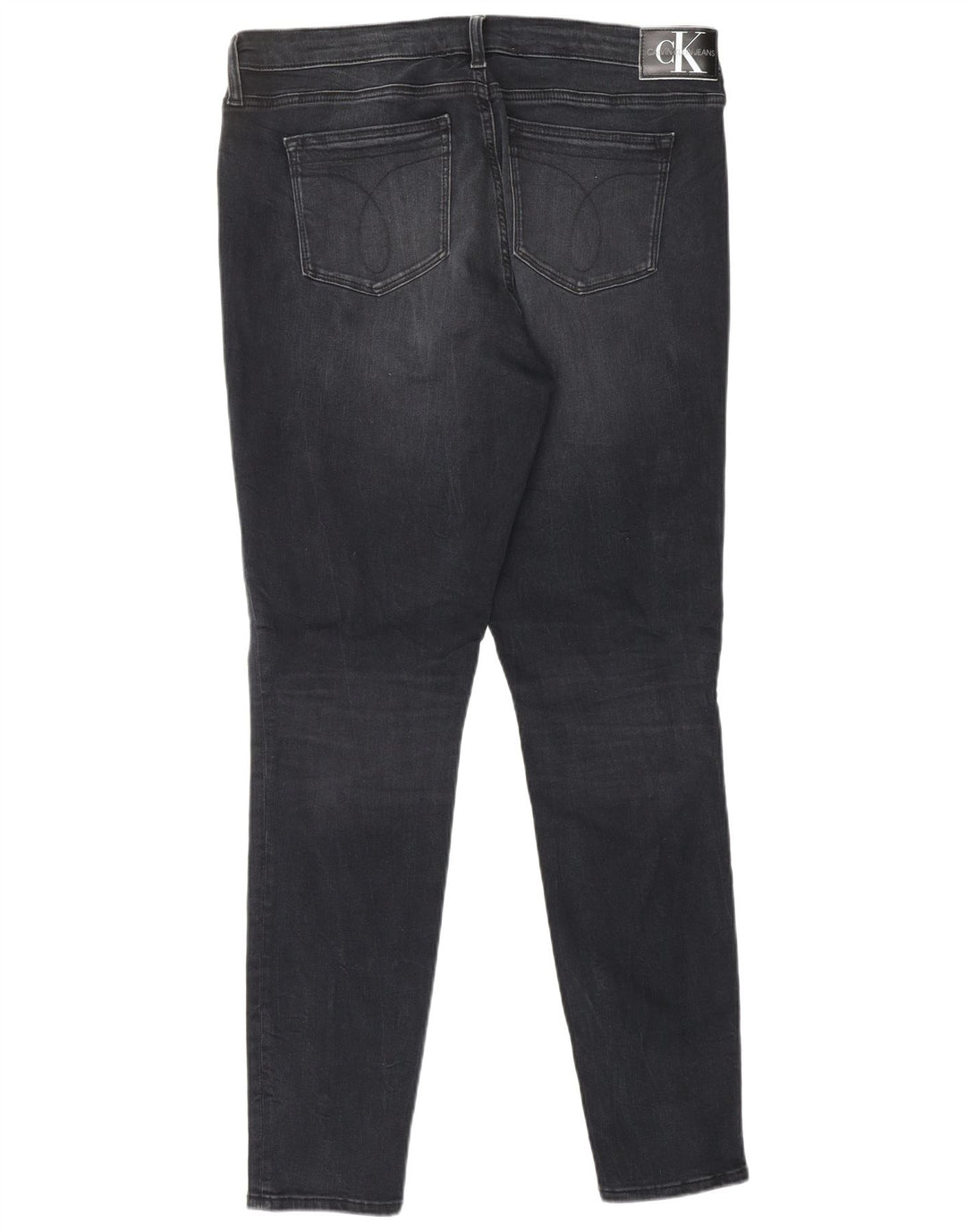 Damskie jeansy skinny CALVIN KLEIN W33 L32, czarne, bawełniane