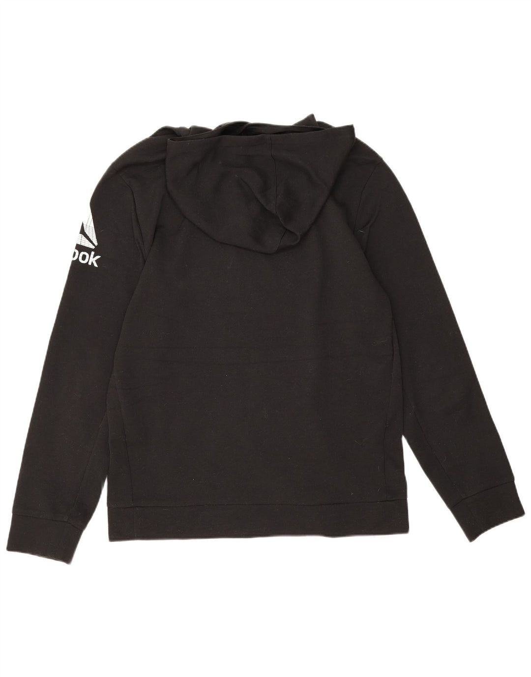 Męski sweter z kapturem Reebok z grafiką, średni czarny poliester