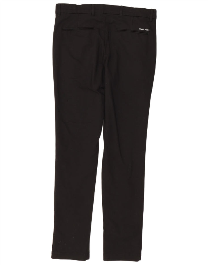 Męskie spodnie typu slim chino Calvin Klein W32 L32 czarne
