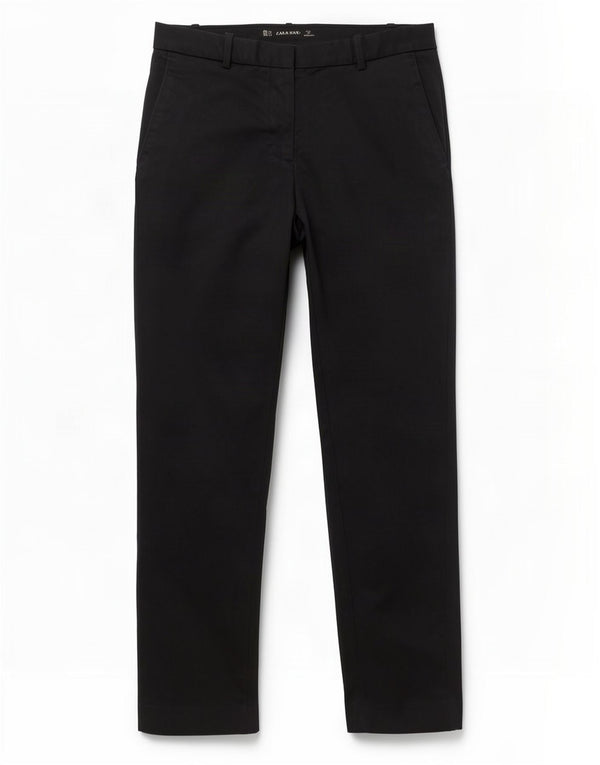 Spodnie damskie Zara Slim Chino EU 34 2XS W24 L26 Czarne