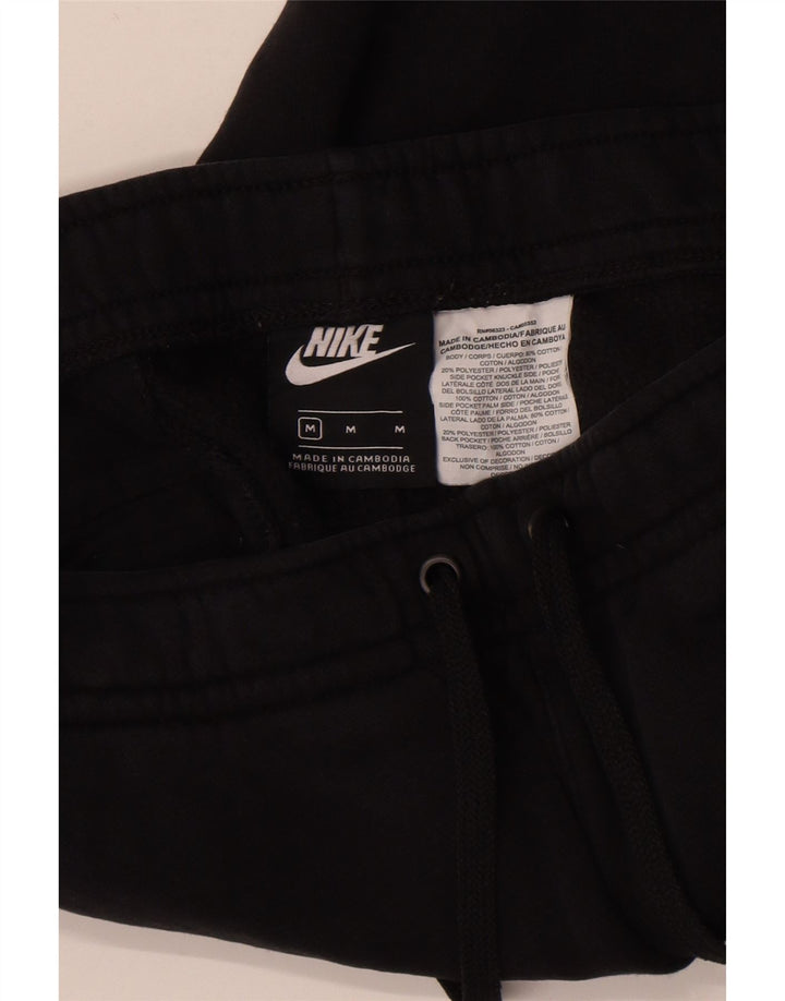 Męskie spodnie dresowe Nike Graphic Joggers, średnia czarna bawełna