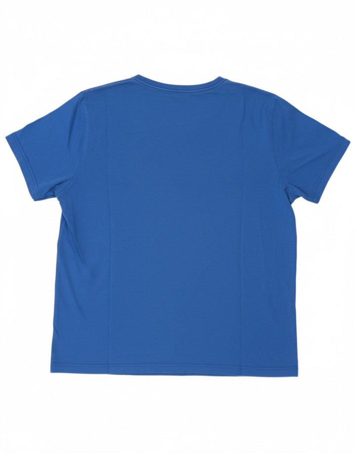 PUMA Mens Graphic T-Shirt Top XL Blue