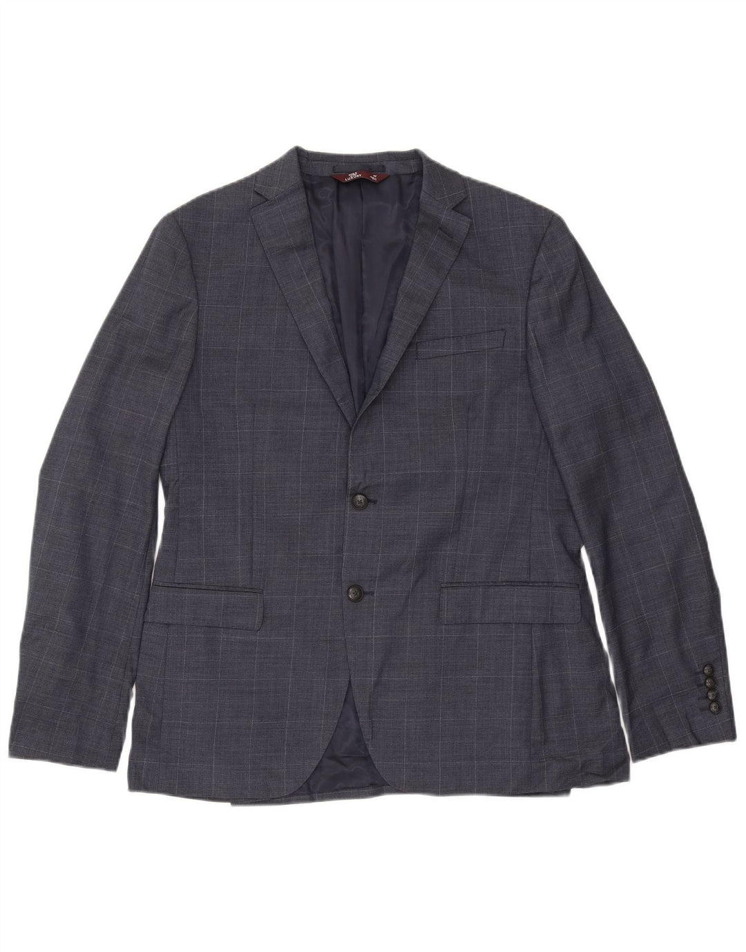 Marks & Spencer Męska marynarka zapinana na 2 guziki, UK 42 XL, granatowa w kratkę