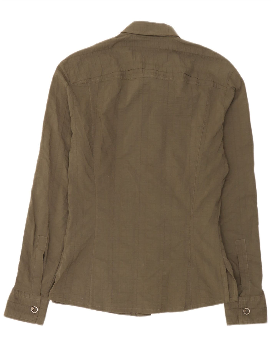 Koszula męska Bikkembergs, duża, z poliestru w kolorze khaki