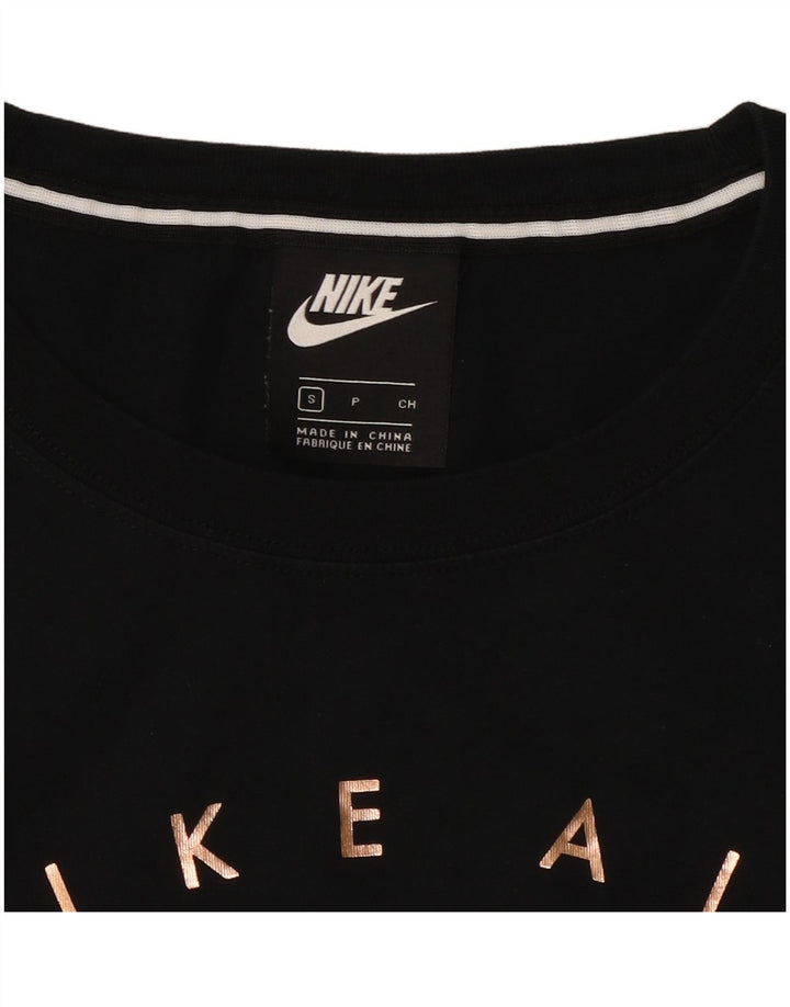 Męski T-shirt Nike Air Graphic Top, mały, czarny