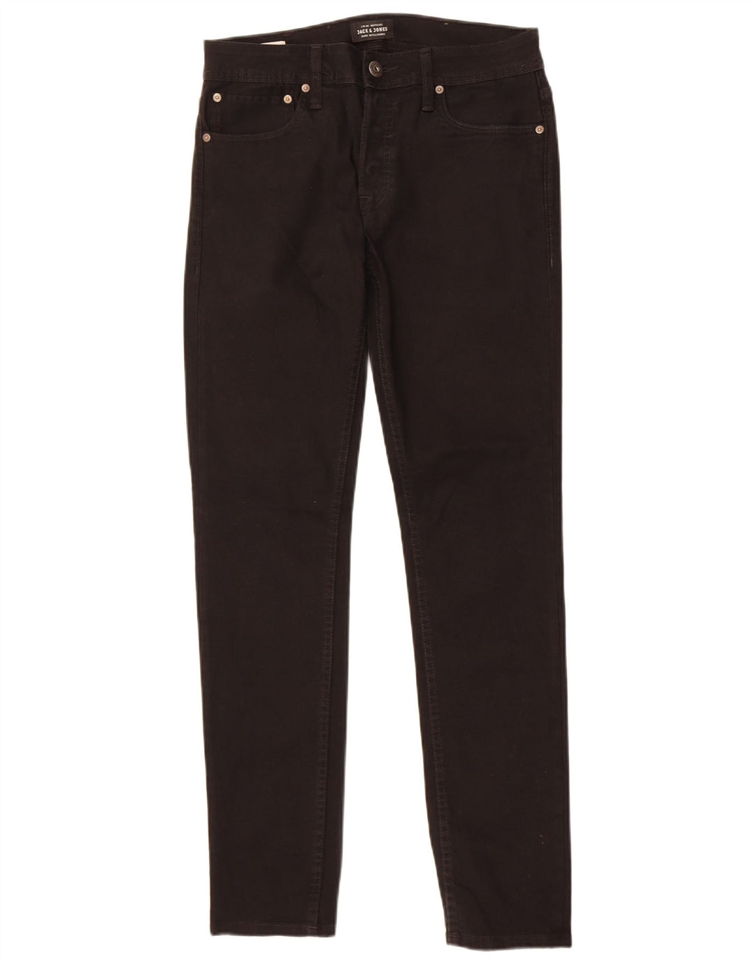 Męskie jeansy Jack & Jones Tim Slim W28 L32 Czarne bawełniane