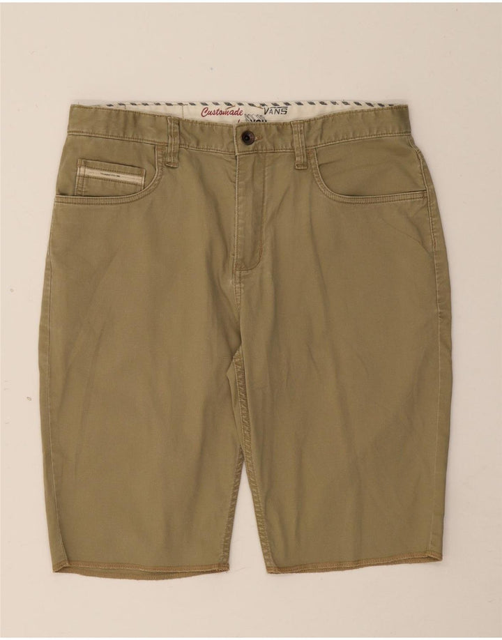 Męskie spodenki codzienne Vans W32, średnia bawełna khaki