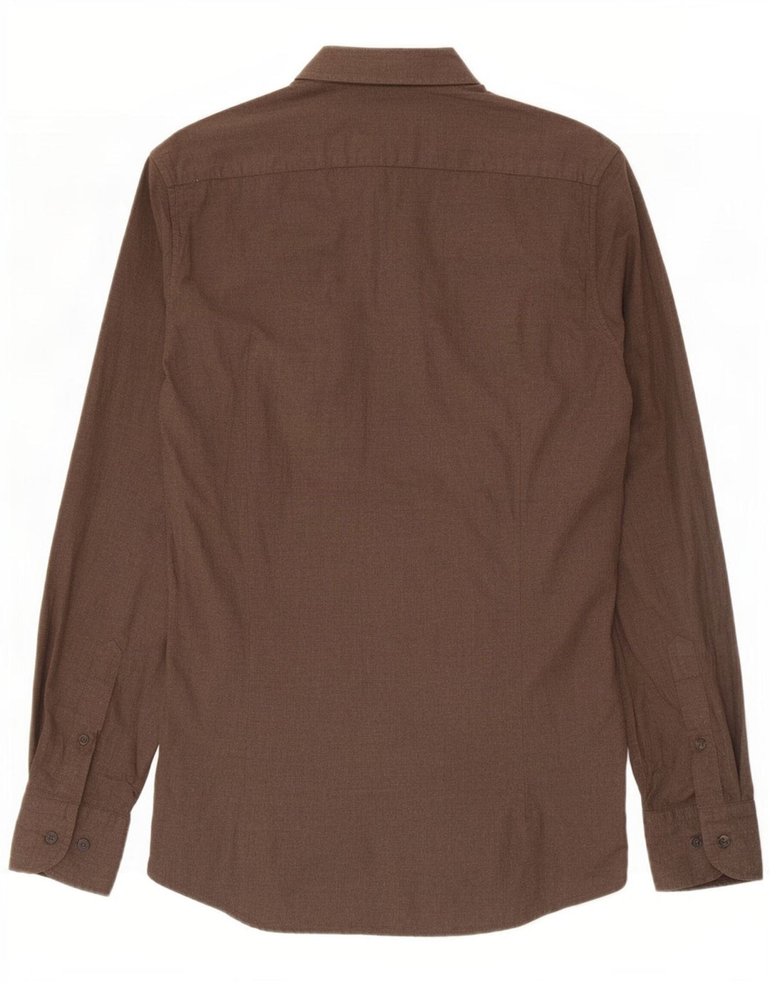 Koszula męska Massimo Dutti, mała, brązowa, bawełniana