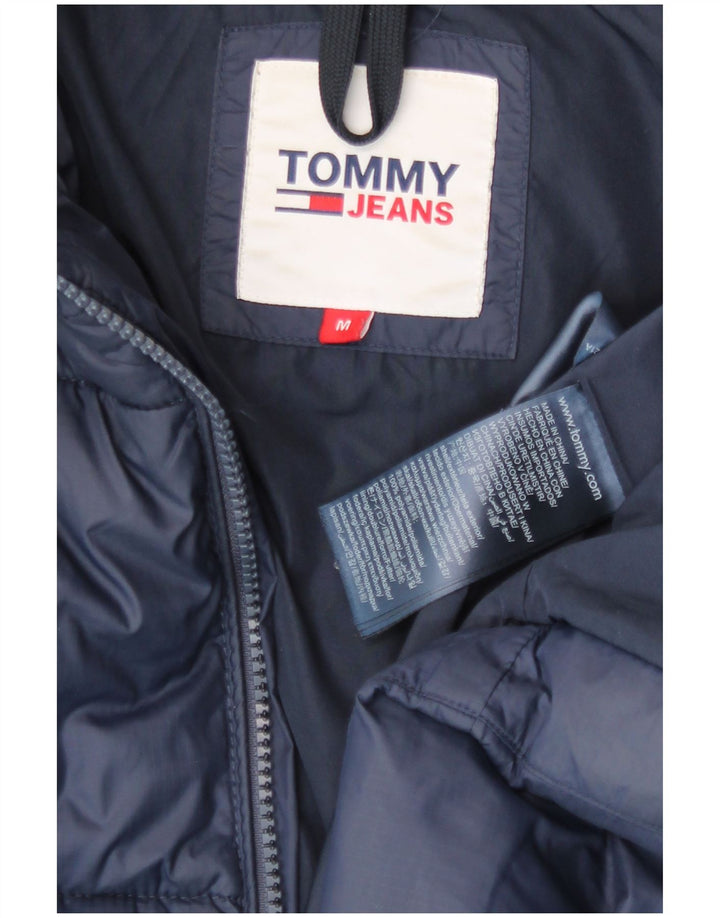 Damska ocieplana kurtka Tommy Hilfiger UK 14 Średni granatowy poliamid