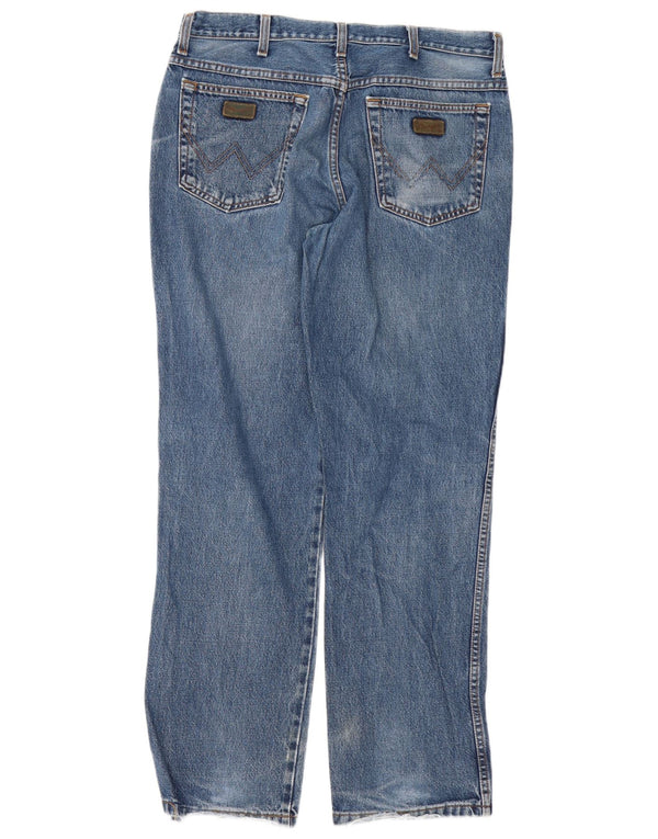 Męskie jeansy Wrangler Texas Straight W36 L32 Niebieskie, bawełniane
