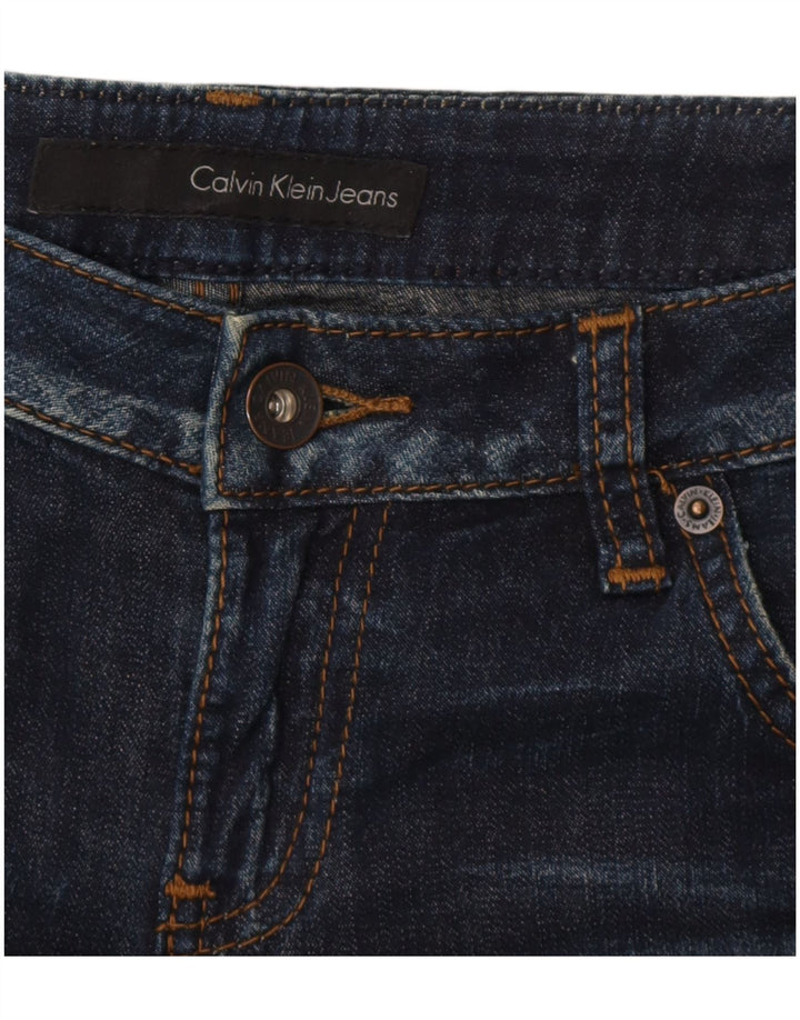 CALVIN KLEIN Womens Slim Jeans W30 L30 Blue