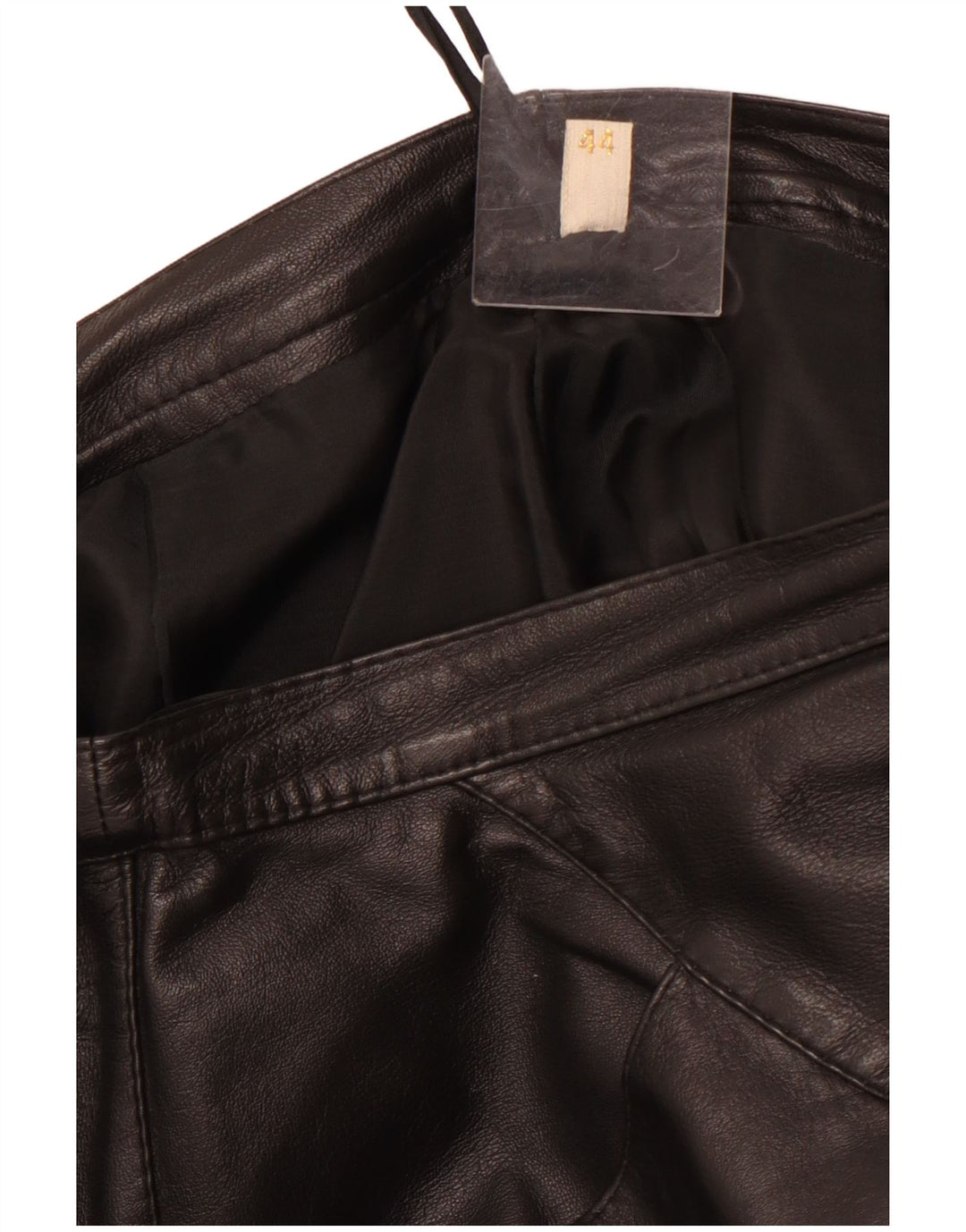 Damska skórzana spódnica VINTAGE IT 44 Medium W32 Czarna