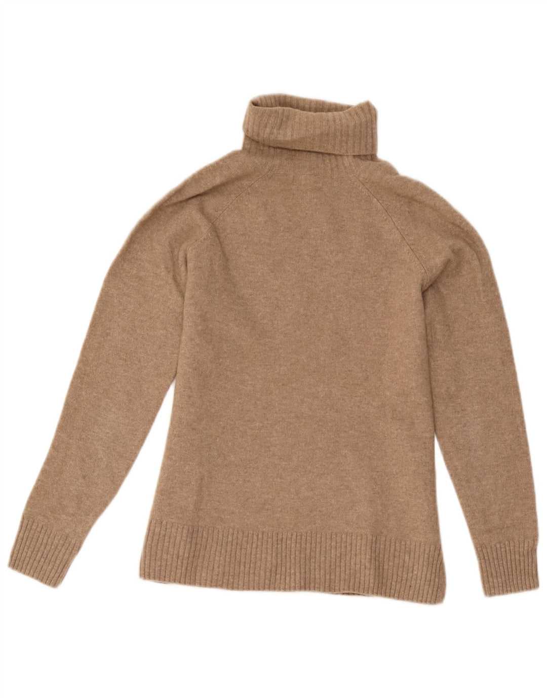 Sweter damski Massimo Dutti z wywijanym dekoltem UK 10 Small Brown Wełna