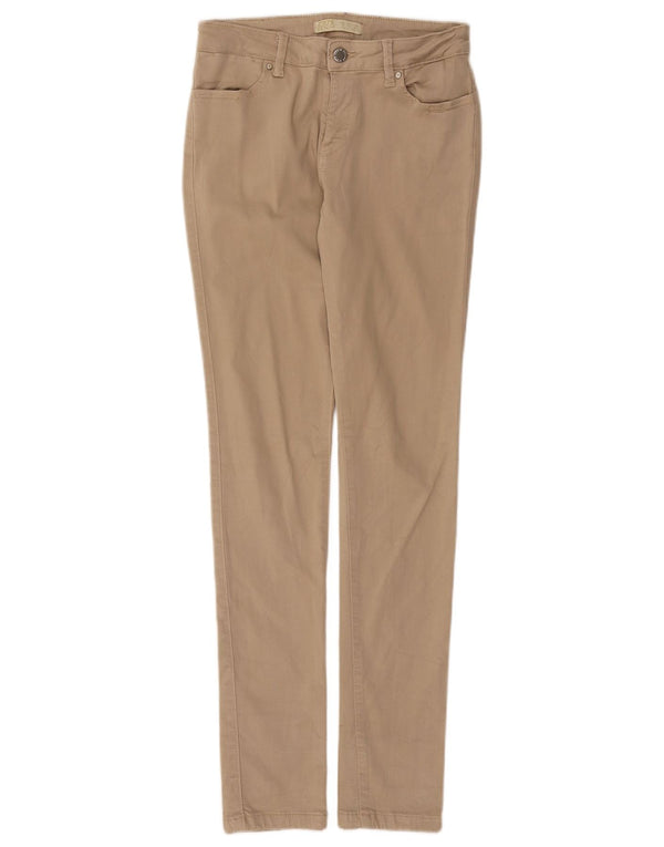 Spodnie damskie ZARA Skinny Casual EU 36 XS W26 L30 Beżowy Modal