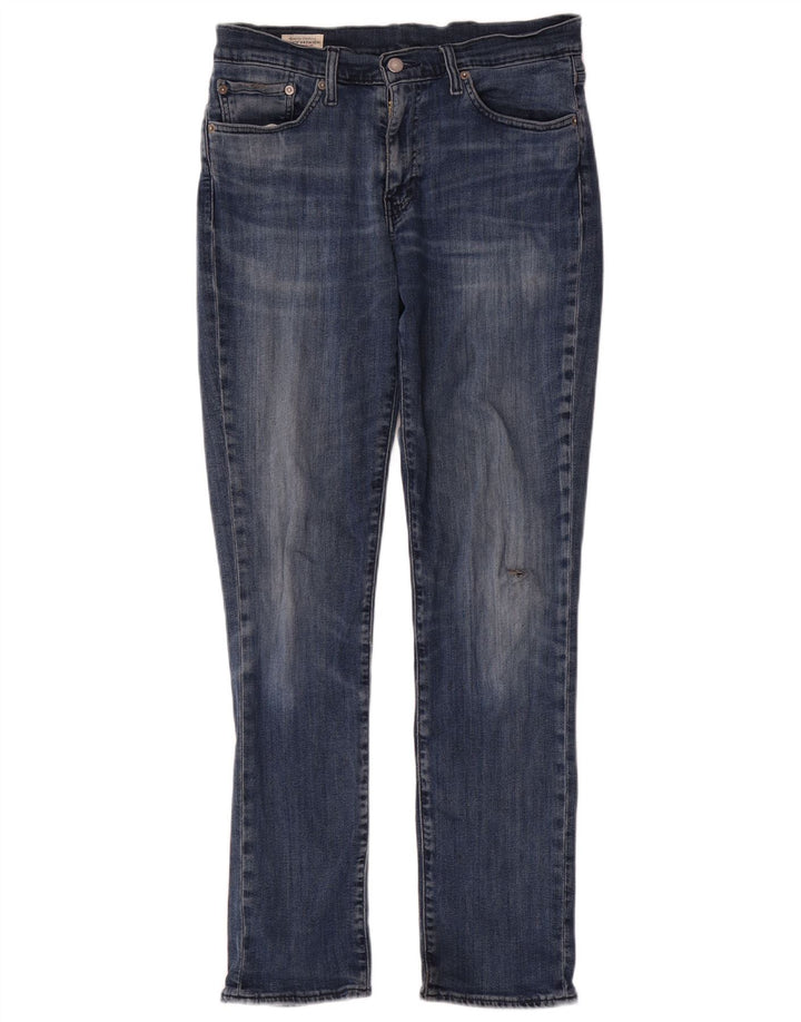 Męskie jeansy LEVI'S 511 Slim W32 L32 Niebieska bawełna