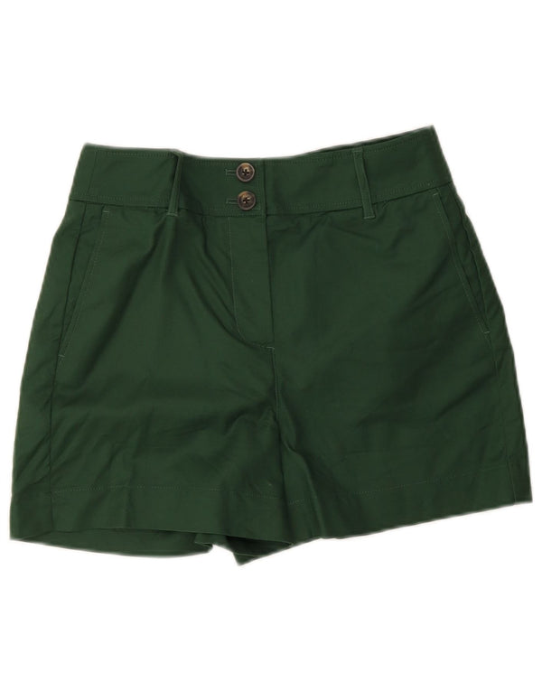 Damskie spodenki chino Boden z wysokim stanem UK 10 Small W28, zielone, bawełniane