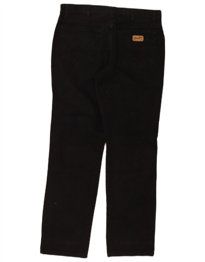 Męskie jeansy Wrangler Texas Straight W36 L32, czarne, bawełniane