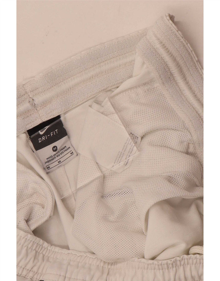 Męskie spodenki sportowe Nike Dri Fit, średni biały poliester