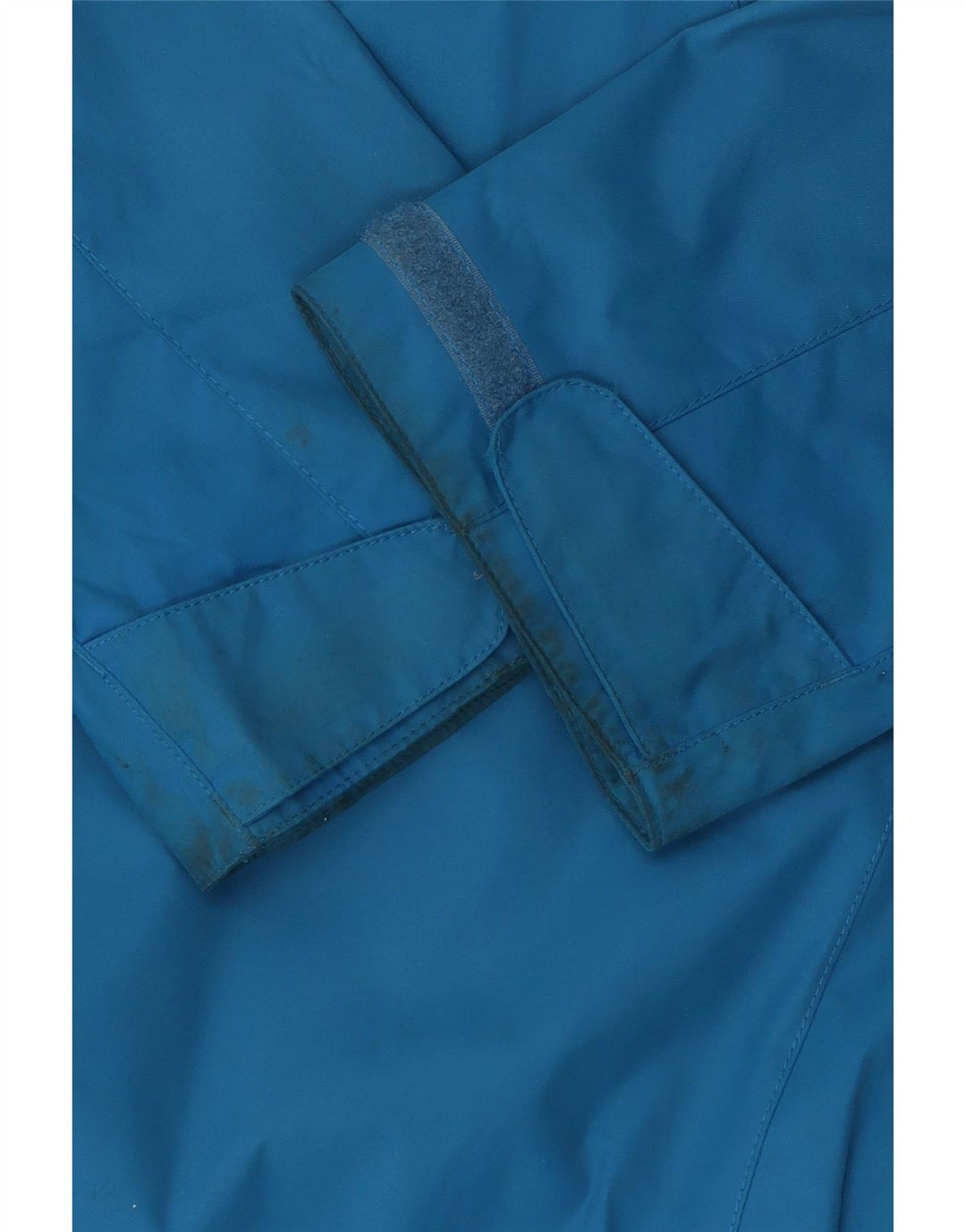 Męska kurtka przeciwdeszczowa z kapturem JACK WOLFSKIN UK 40, duża niebieska, poliamid