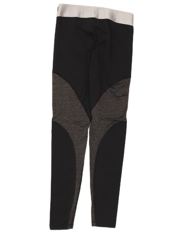 Damskie legginsy Nike Dri Fit Graphic UK 12 w kolorze średniej czerni
