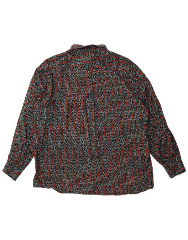 Damska koszula oversize Club D'Amingo IT 45/46, duża, wielokolorowa, geometryczna