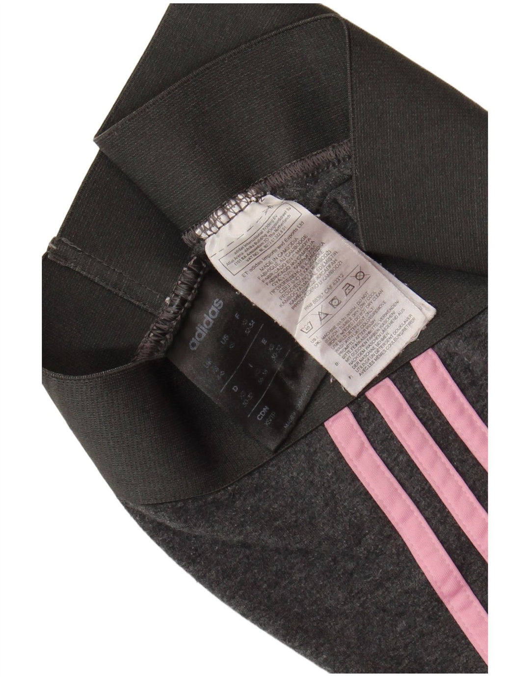 Legginsy damskie ADIDAS UK 4/6 XS Szara bawełna