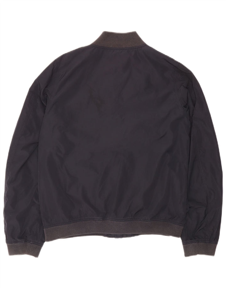 ARMANI JUNIOR Chłopięca kurtka bomberka 15-16 lat Granatowa, poliester