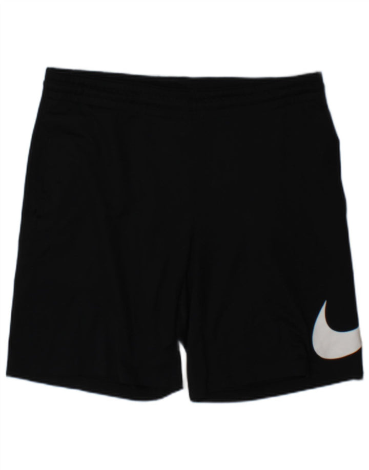 Męskie spodenki sportowe Nike Dri Fit Graphic, małe, czarne, poliestrowe