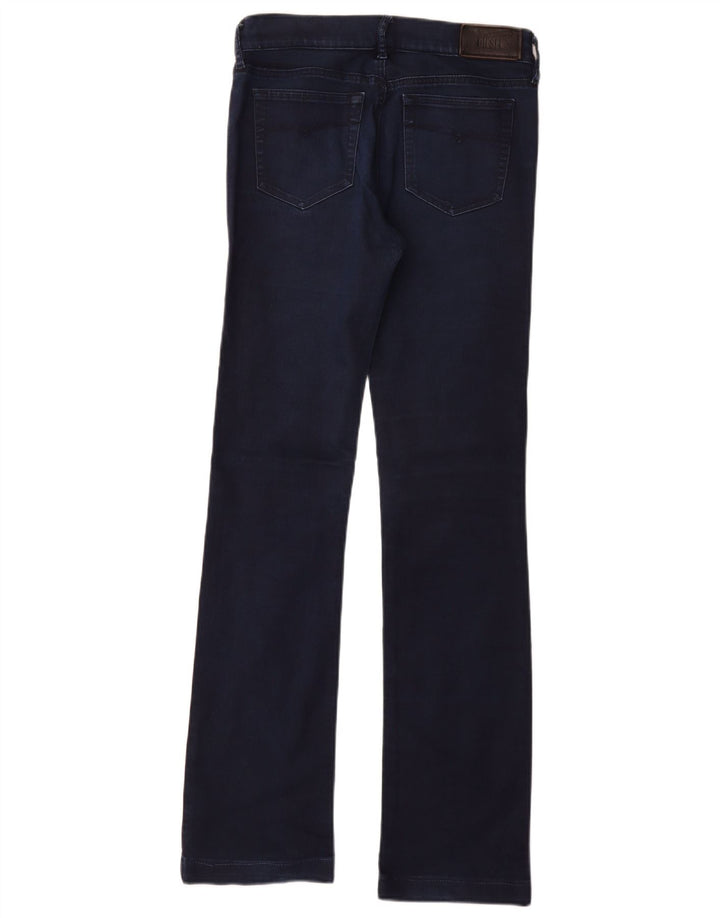Diesel Damskie Bootzee Regularne Slim Bootcut Jeansy W26 L34 Granatowa bawełna