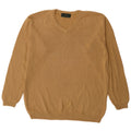 Męski sweter Fred Perry z dekoltem w kształcie litery V, XL, beżowa, bawełniana