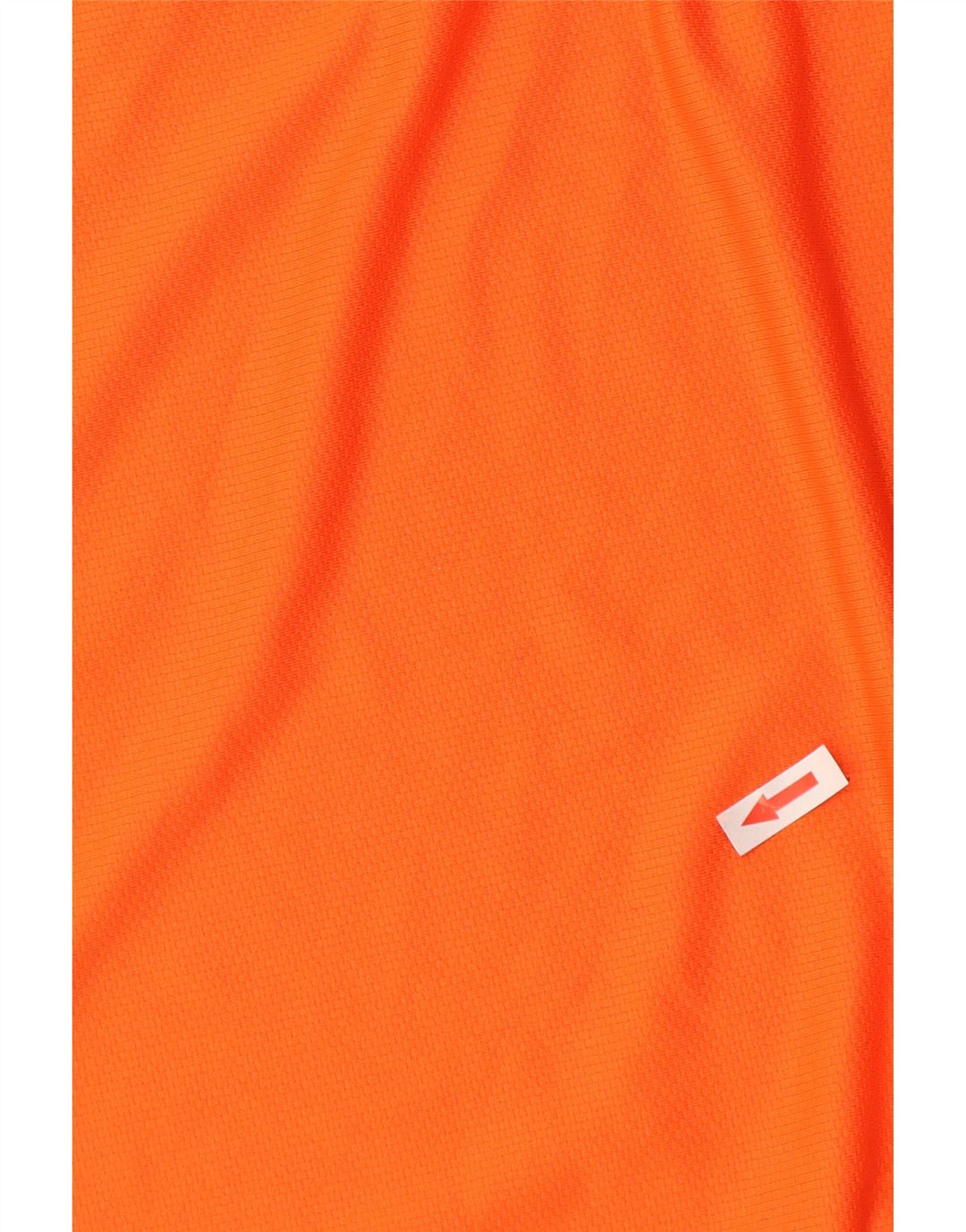 Męska koszulka Nike Dri Fit z długim rękawem, duża, pomarańczowa, poliestrowa z blokami kolorów