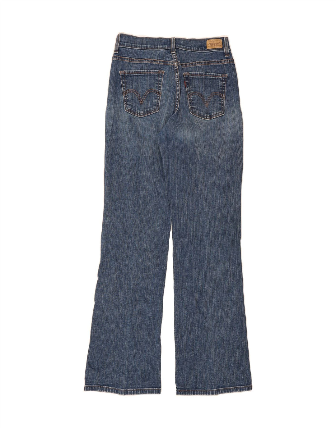 LEVI'S Womens Bootcut Jeans US 6 Medium W28 L31 Navy Blue Vintage Levi's and Second-Hand Levi's from Messina Hembry 