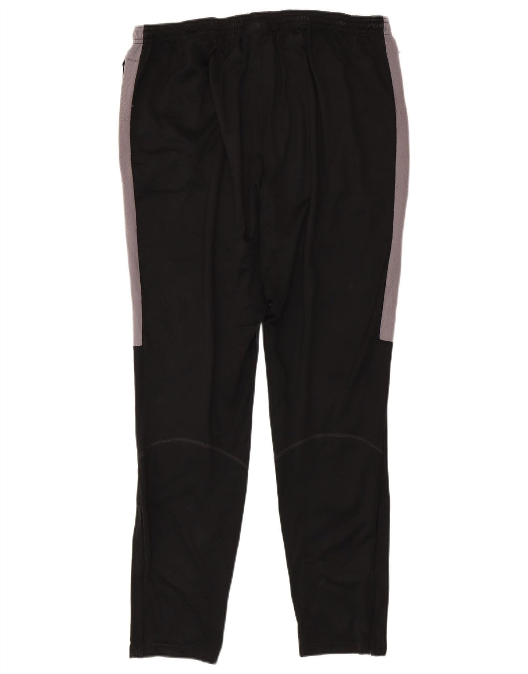 Męskie spodnie dresowe Nike Dri Fit XL, czarny poliester z blokami kolorów