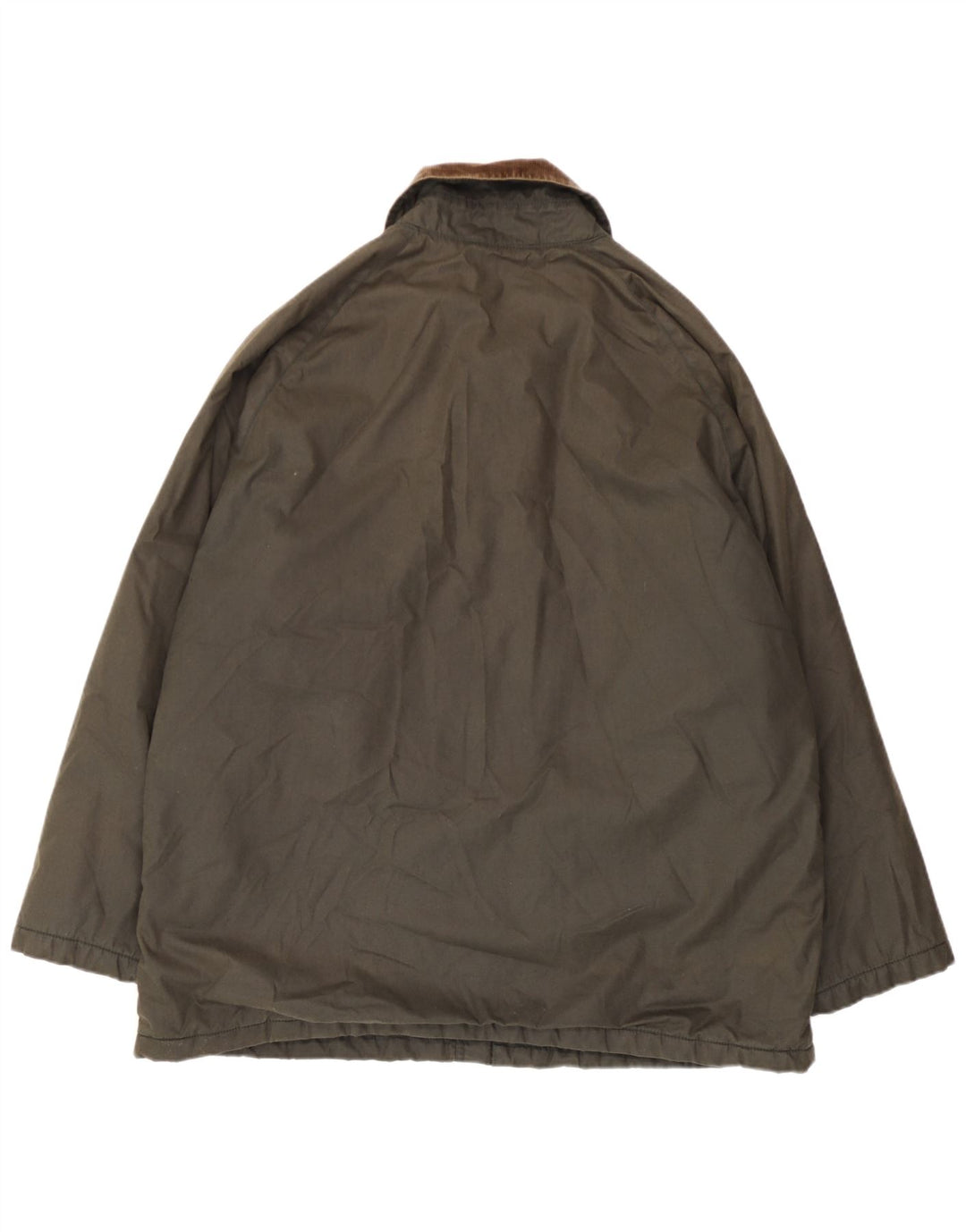 Męska kurtka z woskowanej bawełny Brugi UK 38 Medium Khaki