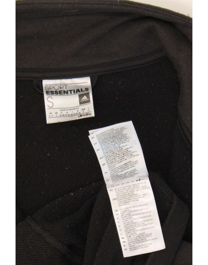 Damska kurtka dresowa Adidas Climalite Top Jacket UK 8/10 Mały czarny poliester