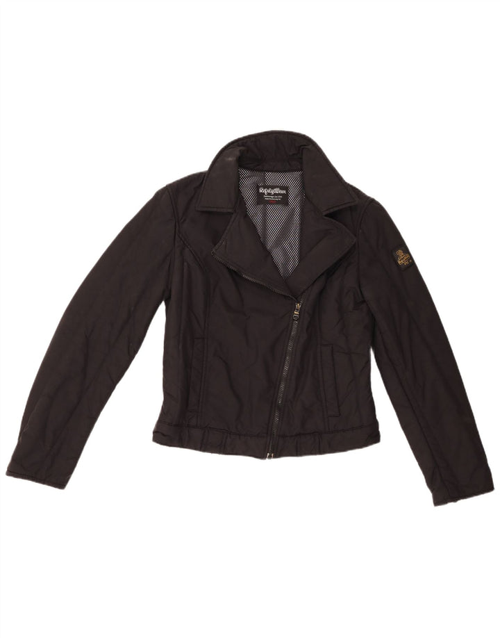 Damska kurtka motocyklowa Refrigiwear UK 12, średni czarny nylon