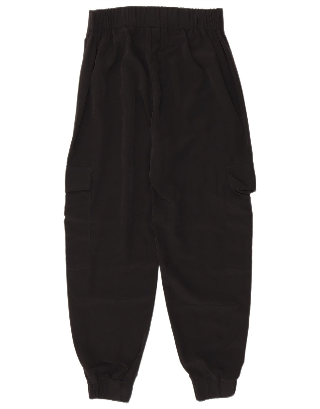 Damskie spodnie joggery Zara Cargo XS W24 L25 Czarny poliester