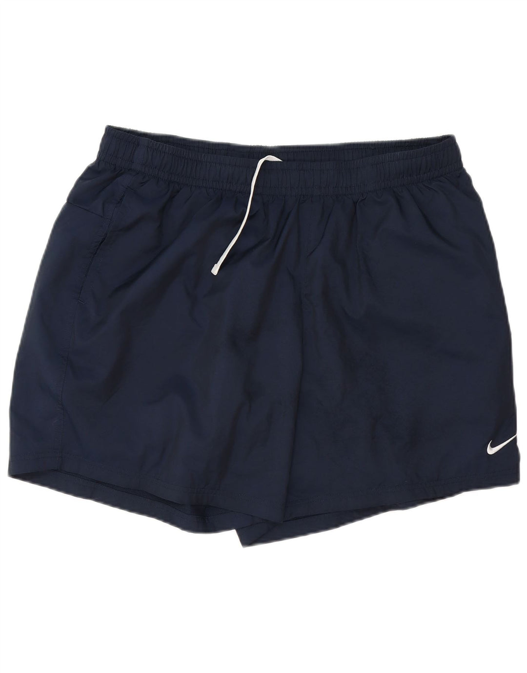 NIKE Mens Sport Shorts 2XL Navy Blue Polyester