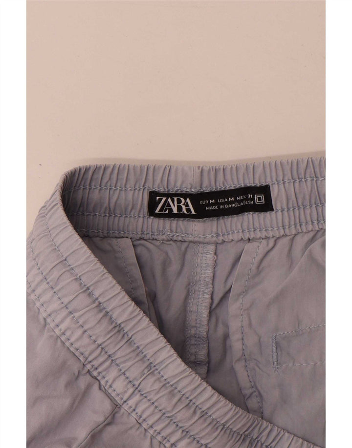 Męskie spodenki cargo Zara, średnie W31, szara bawełna