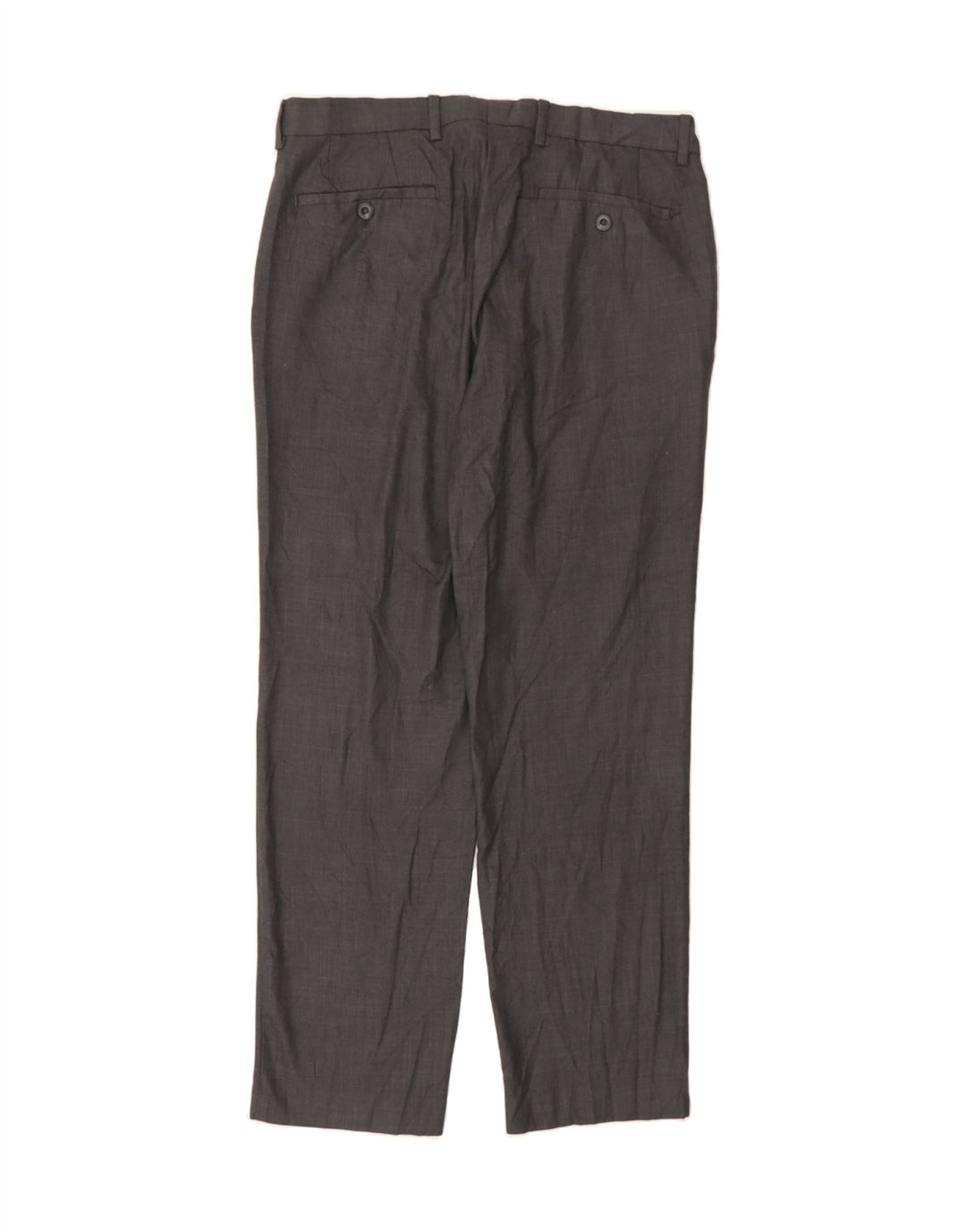 MICHAEL KORS Mens Straight Suit Trousers W33 L30 Grey Polyester Vintage Michael Kors and Second-Hand Michael Kors from Messina Hembry 