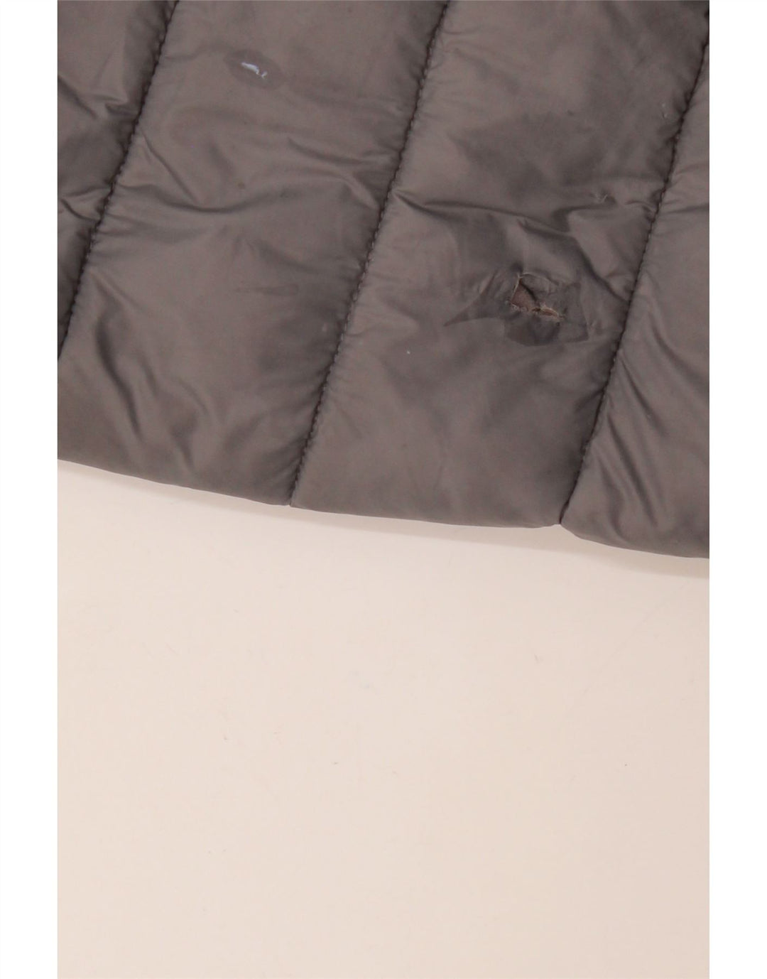 MICHAEL KORS Damski ocieplany płaszcz z kapturem UK 16, duży, szary nylon