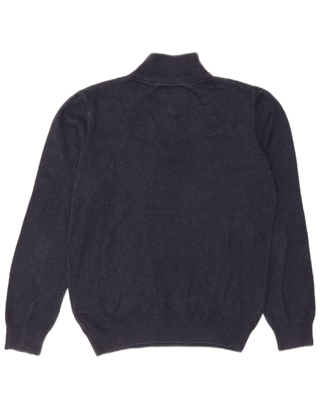 Męski sweter z zamkiem błyskawicznym Superdry, średni granatowy, bawełniany