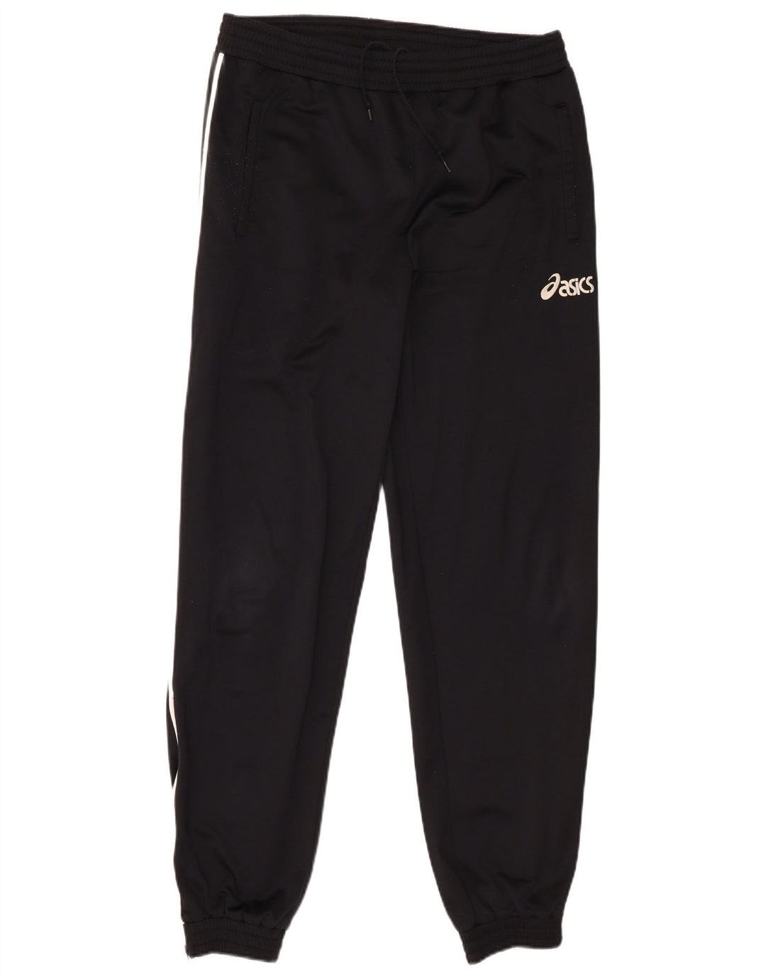 Męskie spodnie dresowe Asics Joggery, małe, czarne, poliestrowe