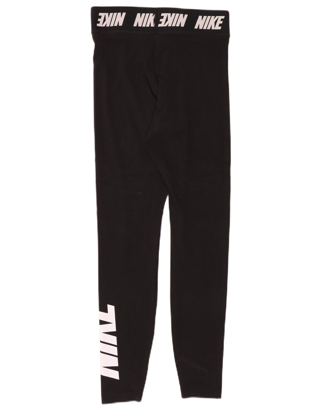 Damskie legginsy NIKE Graphic UK 8, małe, czarne, bawełniane