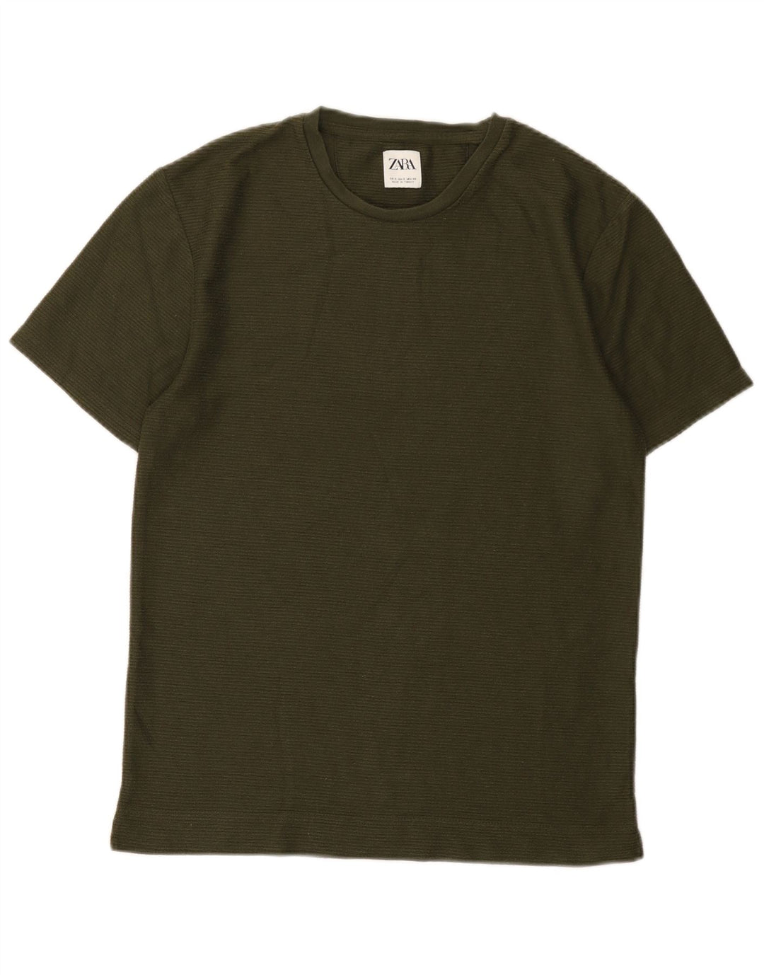 Męski T-shirt Zara, mały, zielony